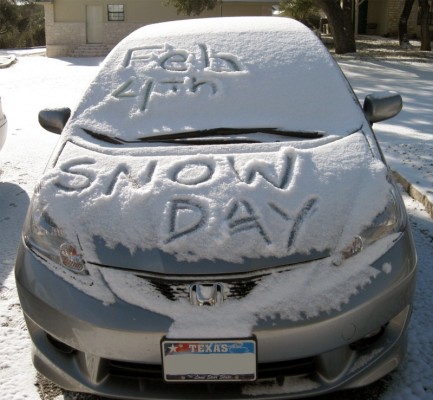 texas snow day texas snow day