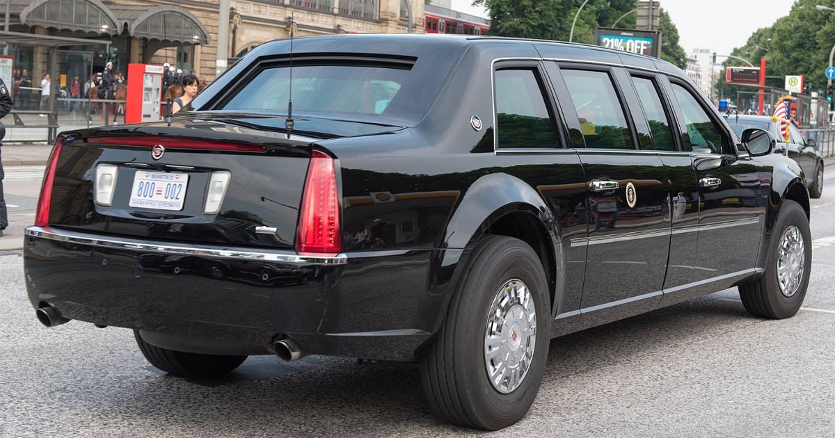 The modern presidential car, AKA "The Beast."