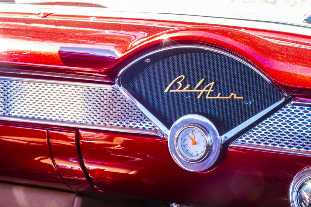 2019 1A Auto Charity Car Show - Red Chevrolet Bel Air