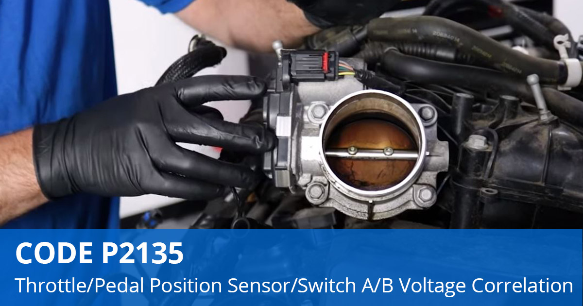 P2135 Code
Throttle/Pedal position Sensor/Switch A/B Voltage Correlation
