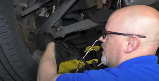 Checking a bad wheel bearing with a stethoscope