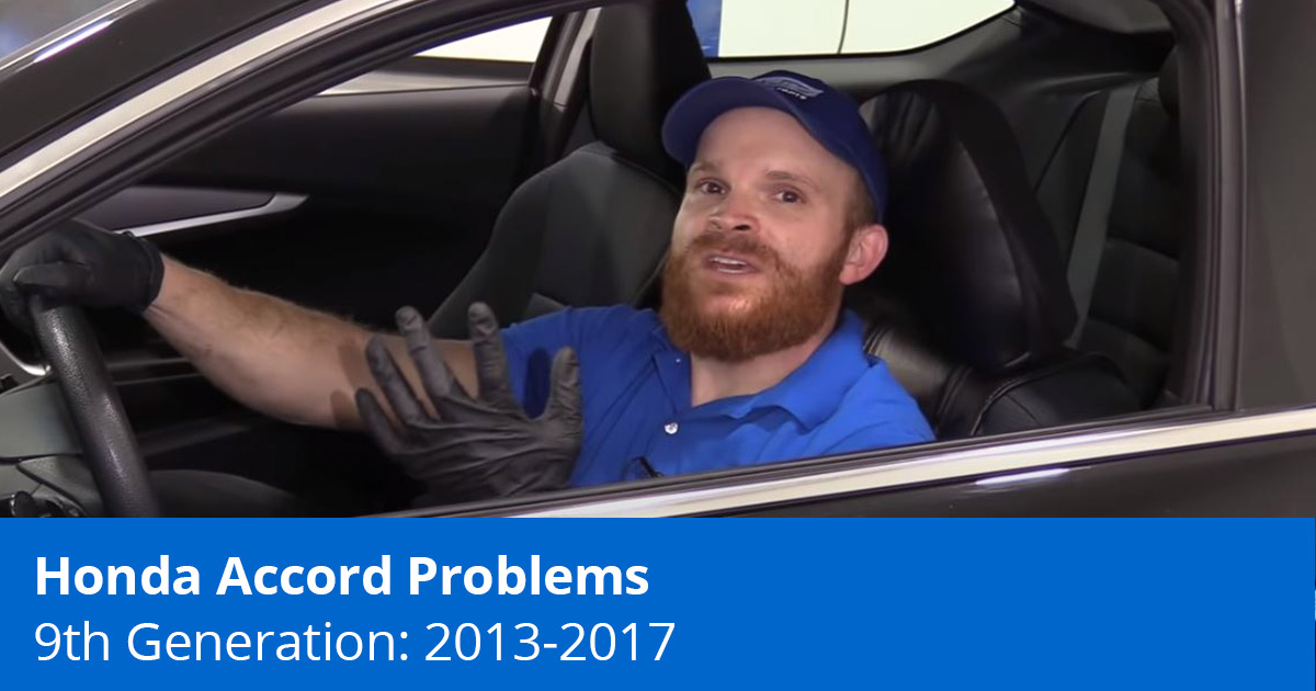 Mechanic Driving Honda Accord Showing top problems