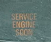 Service Engine Soon Light