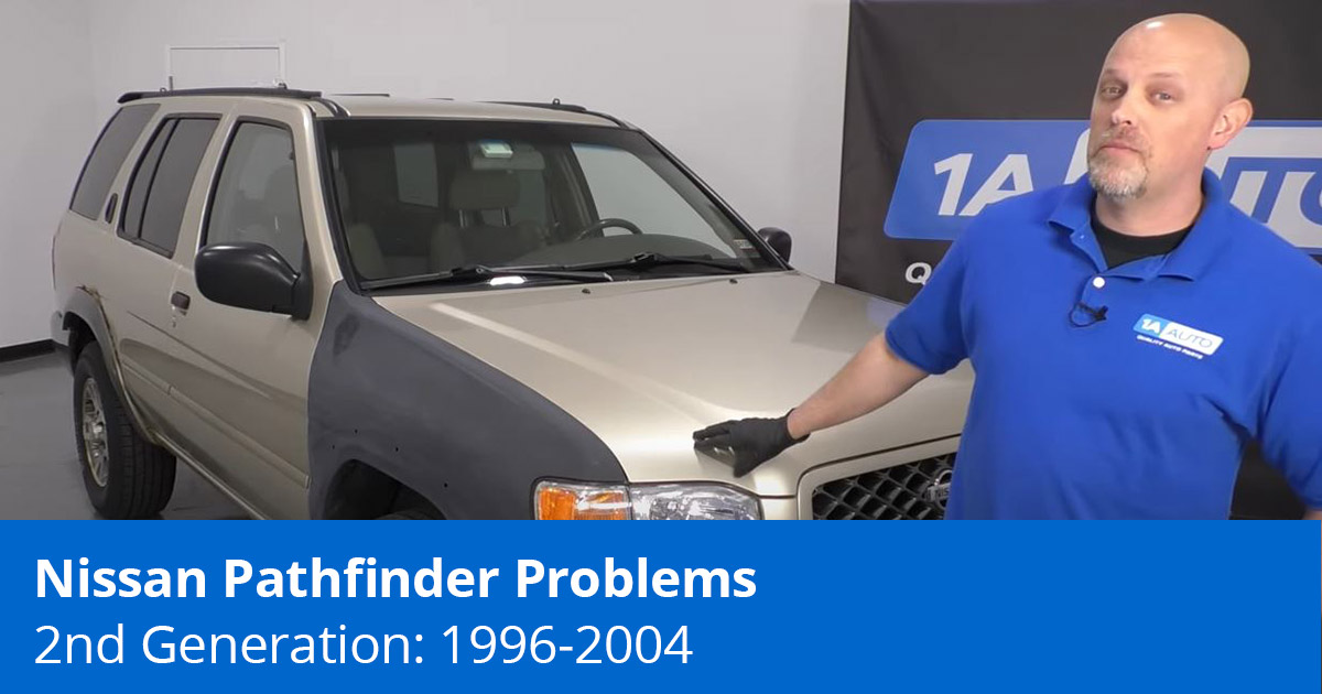 Mechanic showing Nissan Pathfinder Problems