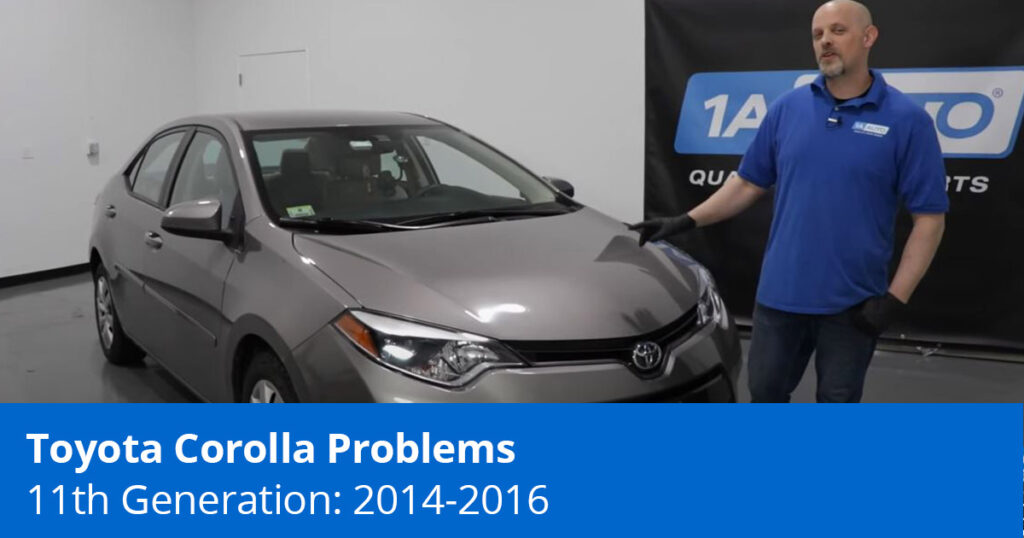 Mechanic Showing Toyota Corolla Problems