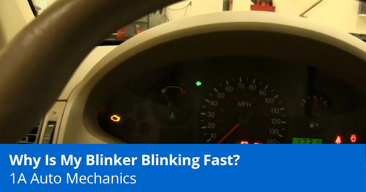 Turn Signal Blinking Fast When Brakes are Applied  