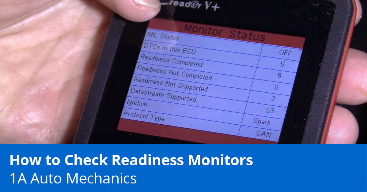 How to Pass an Emissions Readiness Test - Check Readiness Monitors