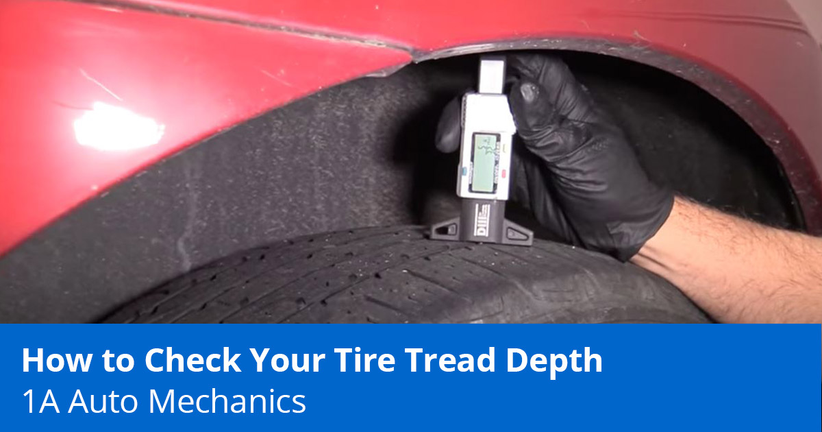 How to Check Tire Tread with a Penny or Tire Tread Gauge - 1A Auto