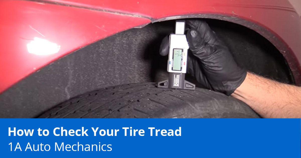 How to Check Tire Tread with a Penny or Tire Tread Gauge 1A Auto