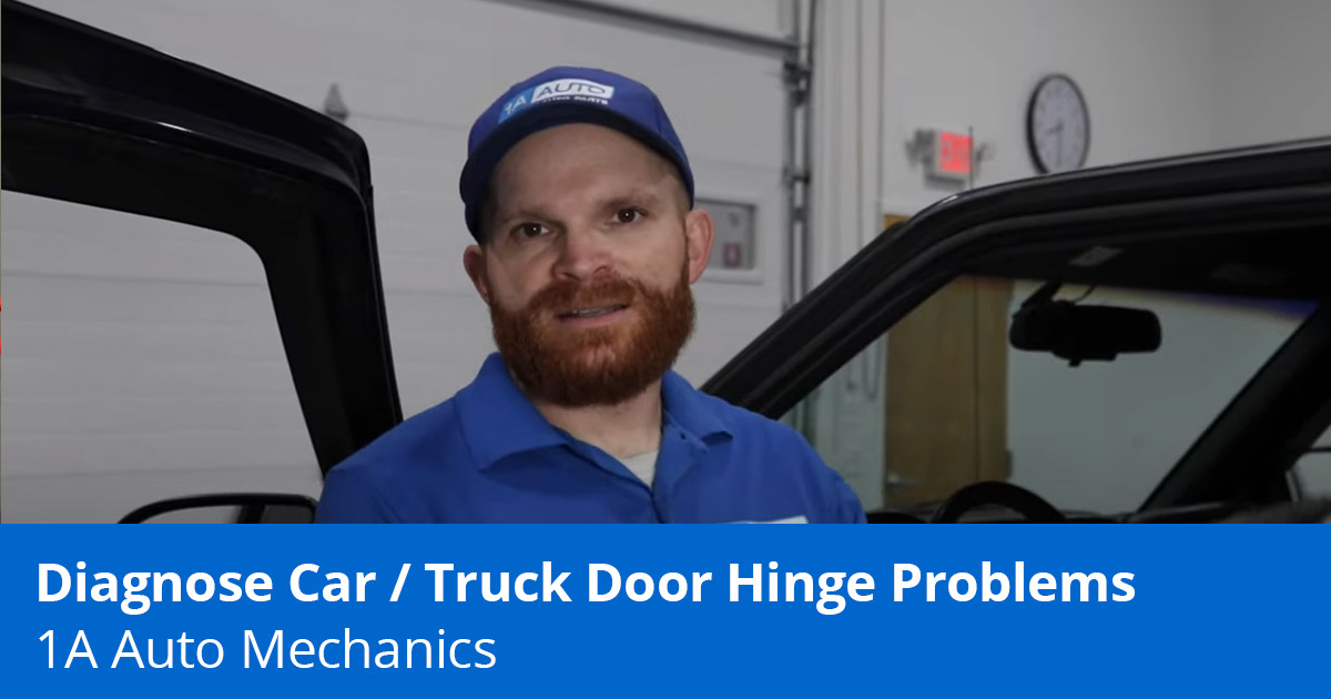 Car Door Squeaking? How to Diagnose & Fix a Car Door Hinge - 1A Auto