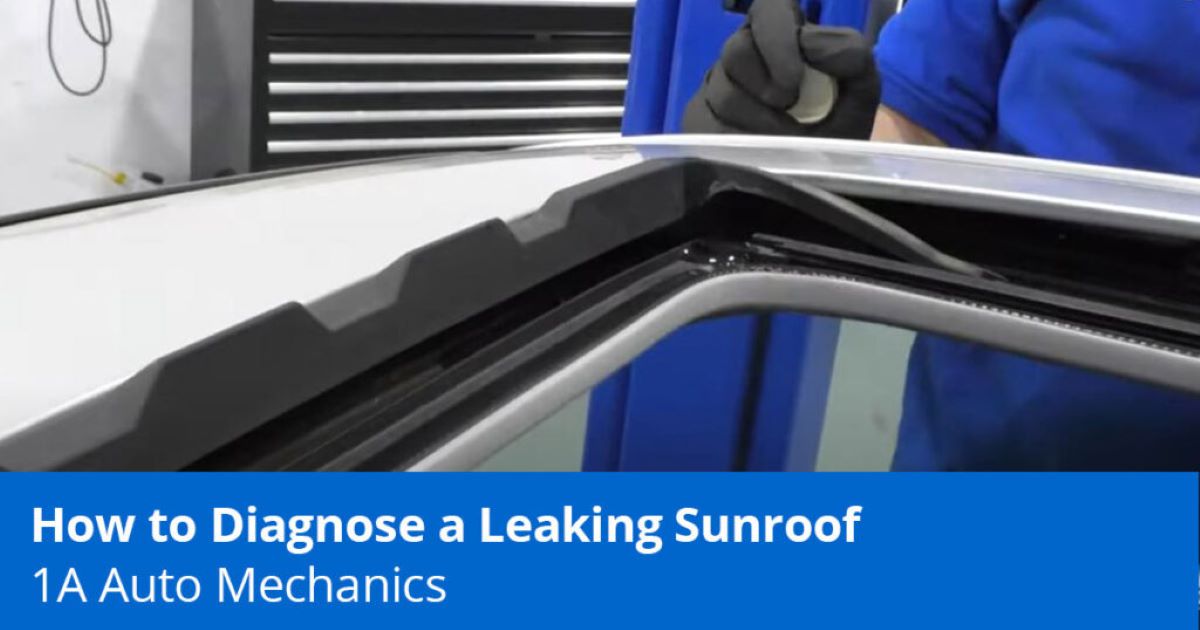 Car Sunroof Leaking? - Diagnose and Unclog a Sunroof Drain - 1A Auto