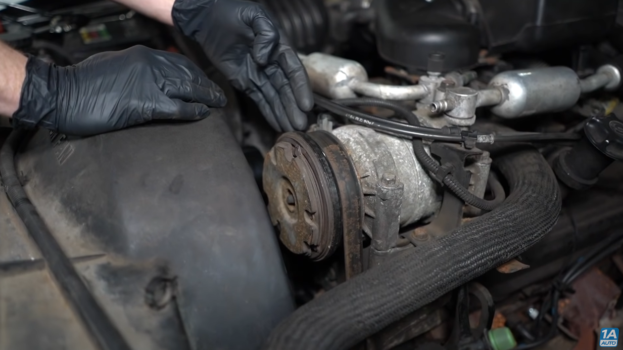 inspect pulleys and serpentine belt