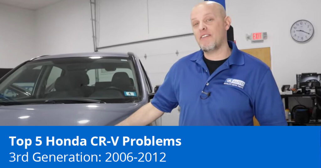 Mechanic explaining Honda CR-V Problems