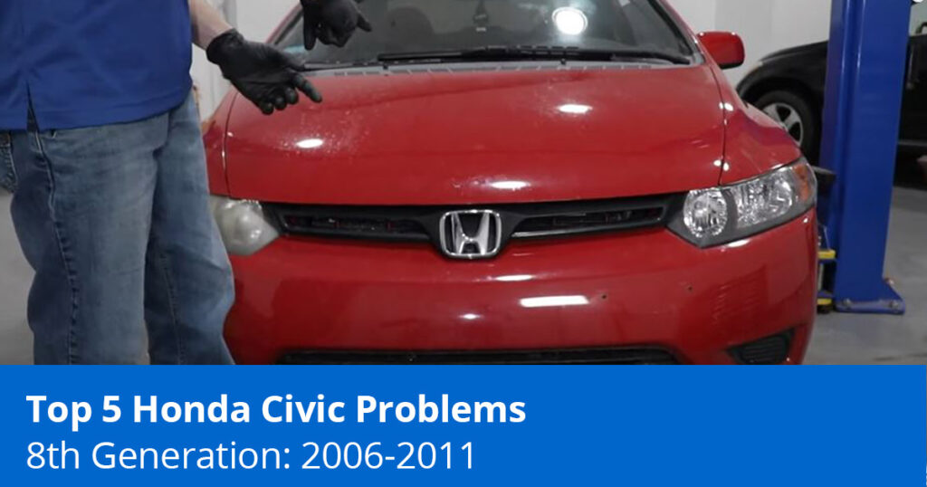 Mechanic explaining top 5 8th Gen Honda Civic problems