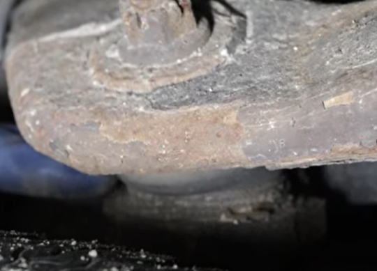 Where ball joints tend to shear on the 2001 to 2007 Toyota Sequoia