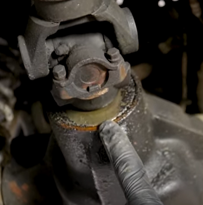 Front differential pinion seal on a 1999 to 2004 Jeep Grand Cherokee