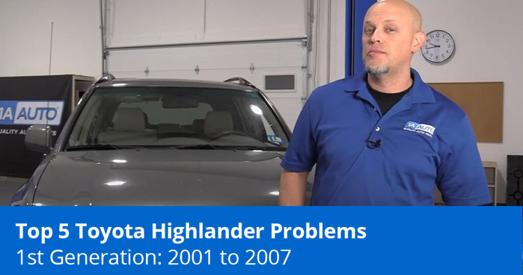 Top 5 Toyota Highlander Problems
