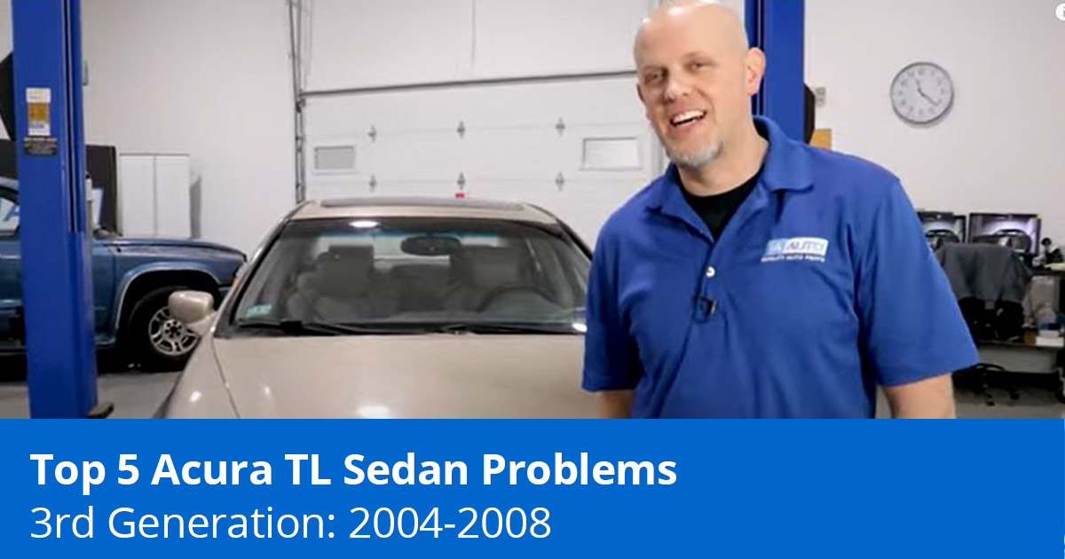 Top 5 Acura TL Problems - 3rd Generation (2004 to 2008) - 1A Auto