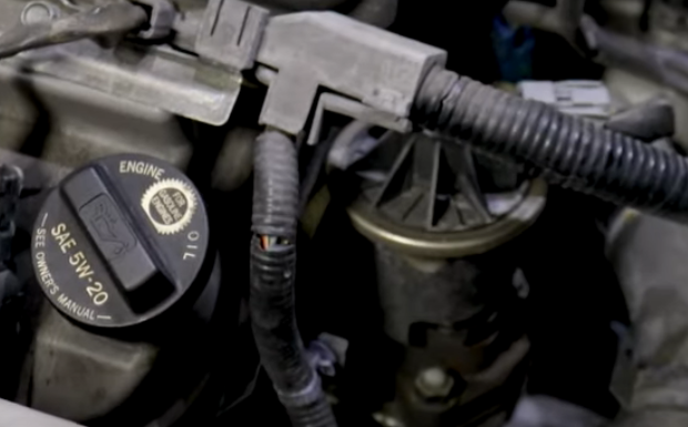 EGR valve on the 2004 to 2008 Acura TL