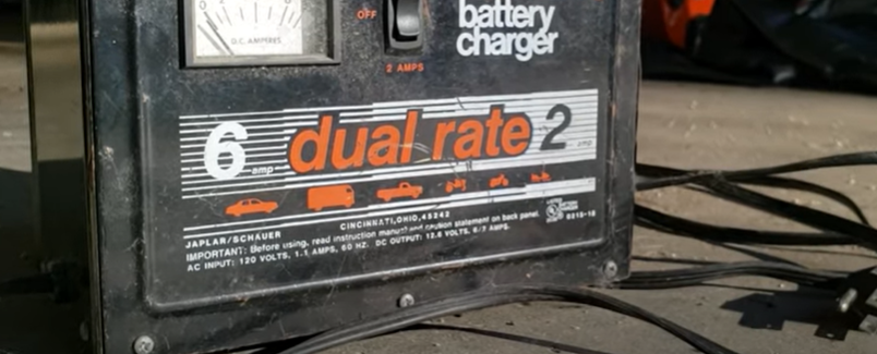 Older car battery charger