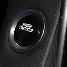 Start/stop button on car