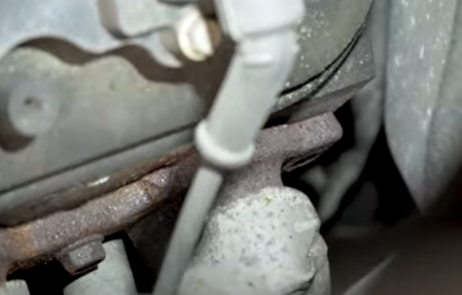 Far right exhaust manifold bolt that has broken off