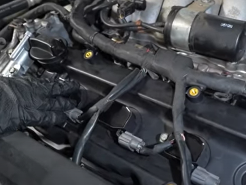 Ignition coils on the Nissan 3.5-Liter V6 VQ35DE engine and one of it's top 3 problems 