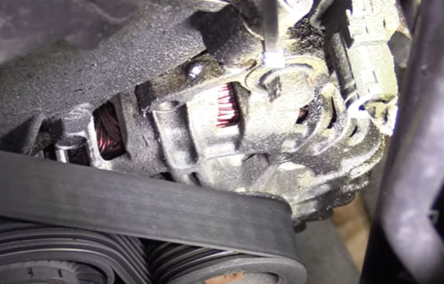 Alternator on the 2007 to 2013 Hyundai Santa Fe, which can have issues and is one of the top 5 common problems with this models
